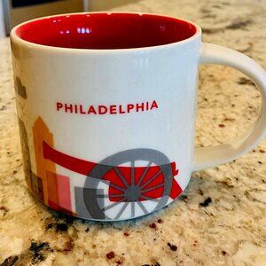 NEW Starbuck's Collector's Mug-Philadelphia
